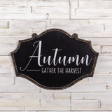 Autumn Harvest Metal Sign