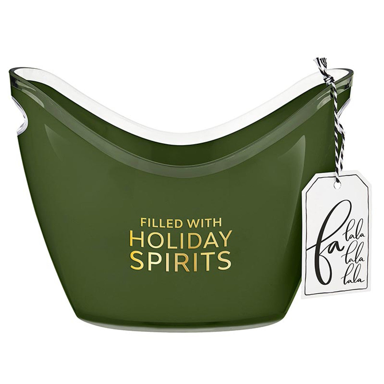 Acrylic Beverage Bucket - Filled With Holiday Spirits