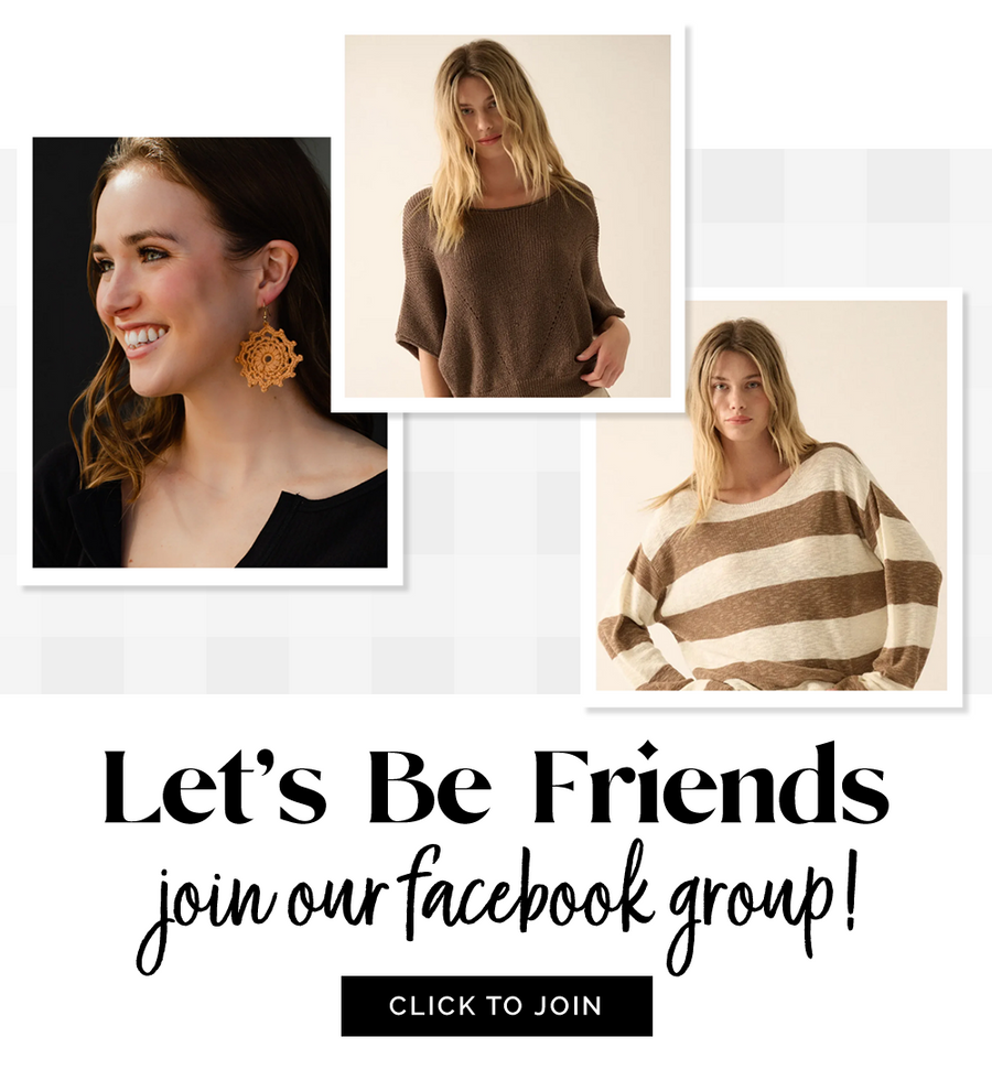 Let's be Friends! Join our FB Group