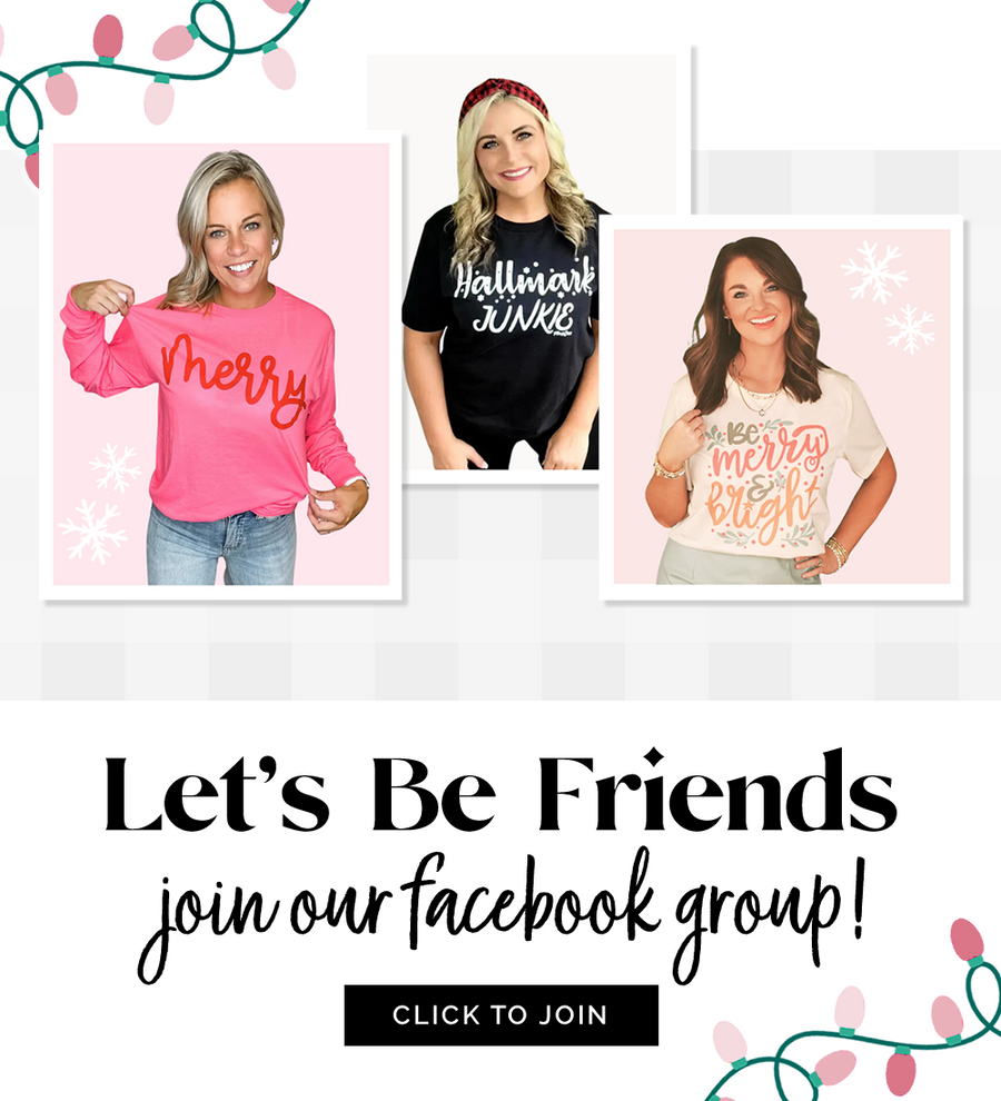 Let's be Friends! Join our FB Group