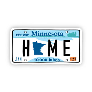 MN License Plate Sticker