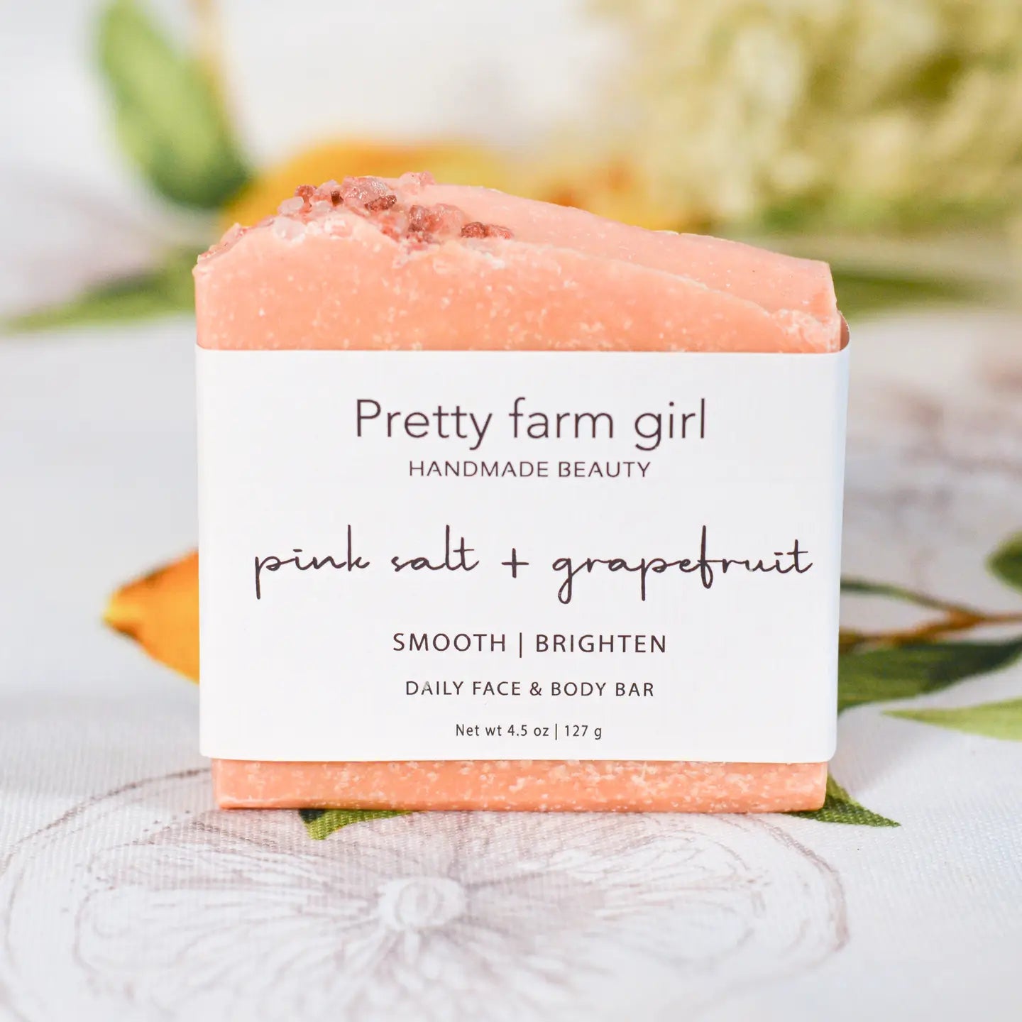 Pink Himalayan Sea Salt Soap, Organic Detoxifying Soap