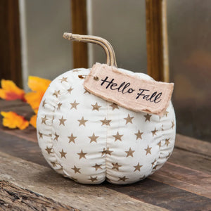 Hello Fall Star Pumpkin