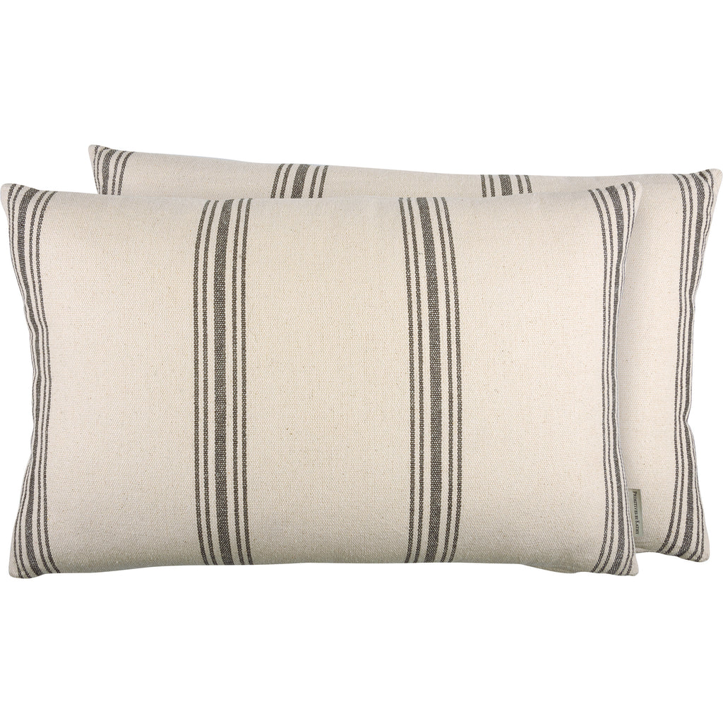 Pillow - Gray Stripe