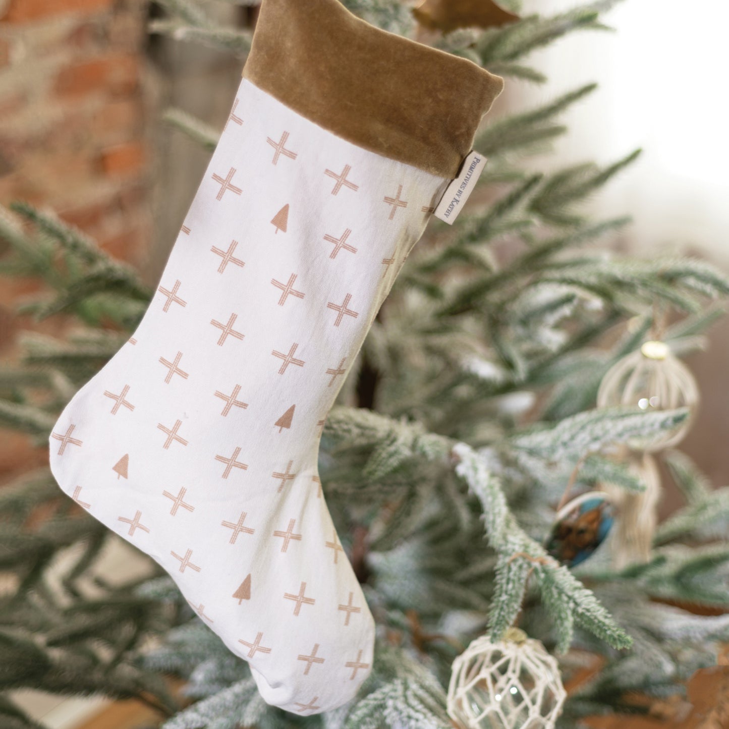 Stocking - Mudcloth Tree