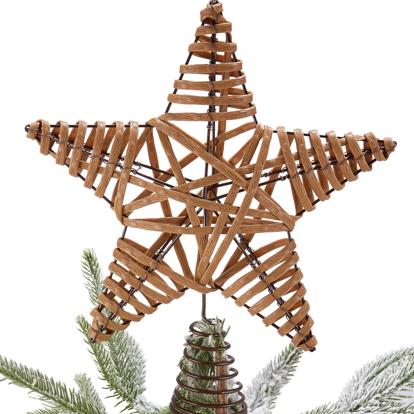 Rattan Christmas Tree Topper