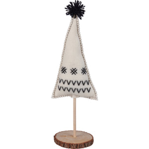 Tree - Chevron Pom