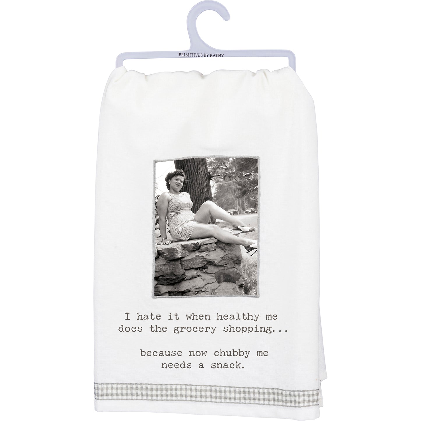 Kitchen Towel - Now Chubby Me Needs A Snack