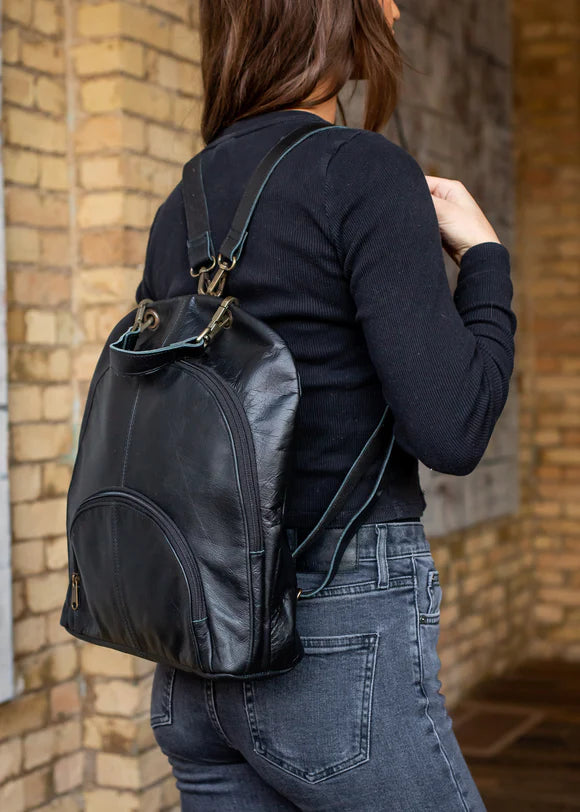 Leather BackPack Purse