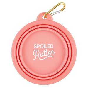 Collapsible Pet Bowl - Spoiled Rotten