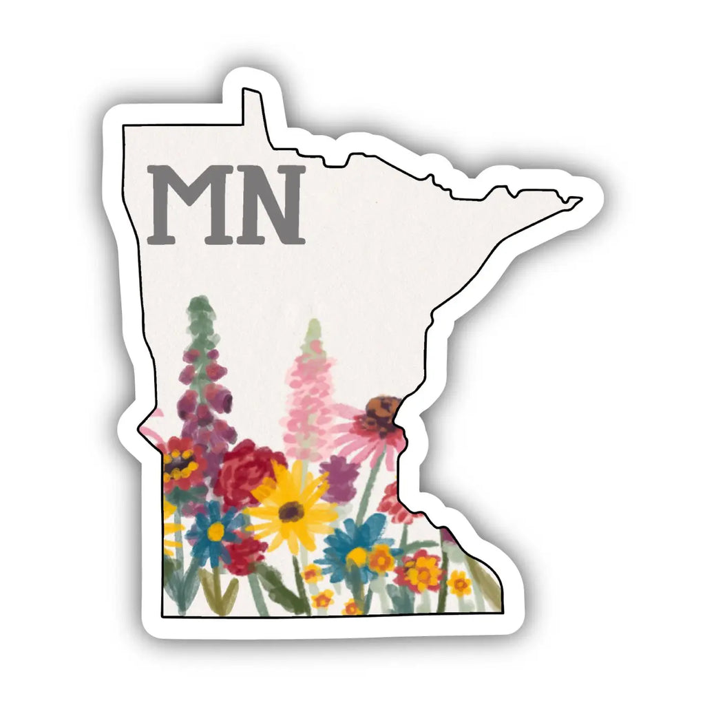 Minnesota Floral Sticker