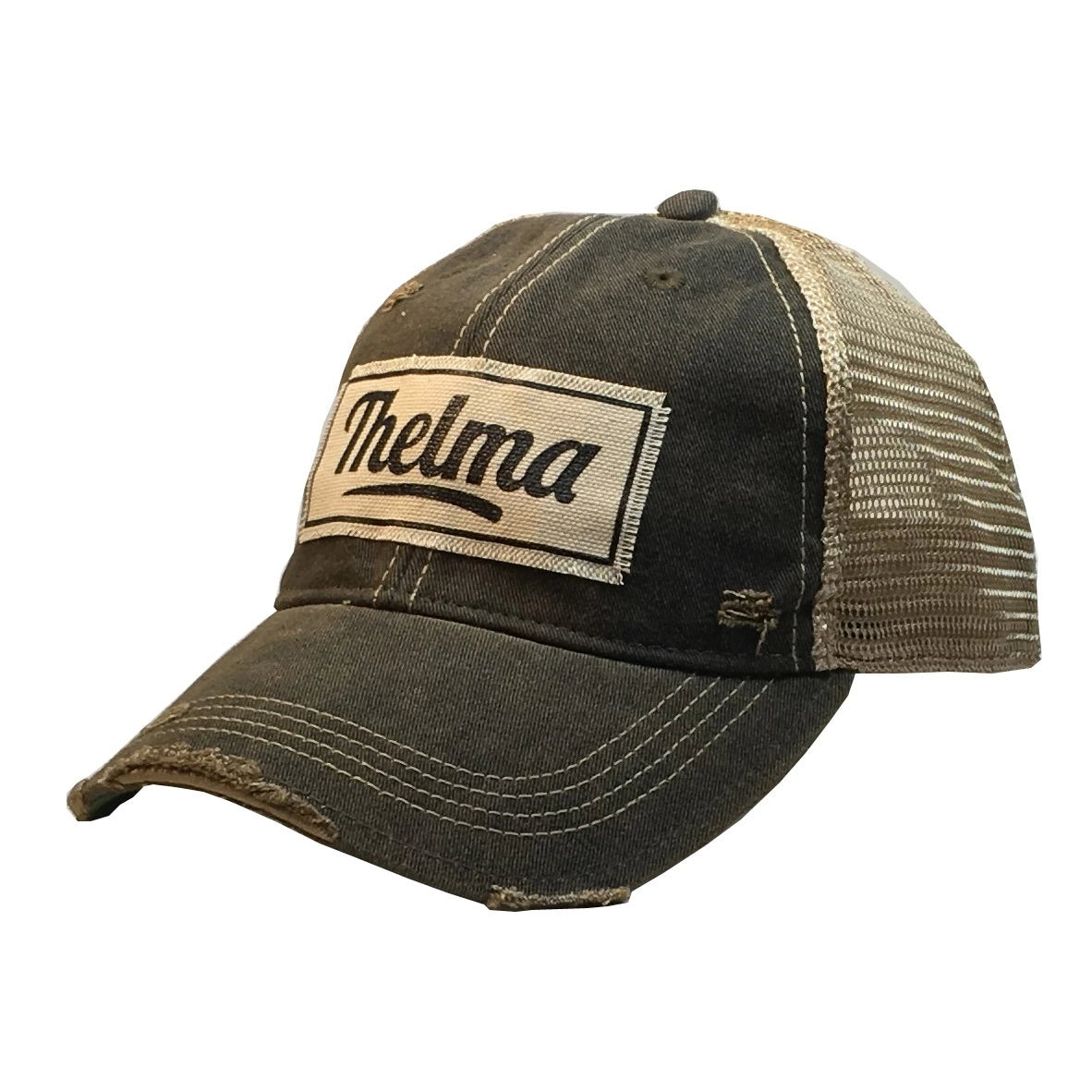 Thelma Distressed Trucker Cap