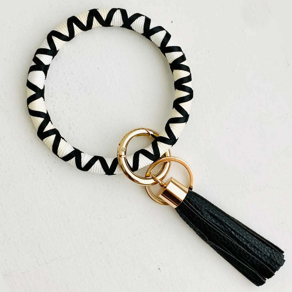Boho Key Ring Bracelet Beautiful Junque