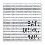 Cocktail Napkin - Eat Drink Nap