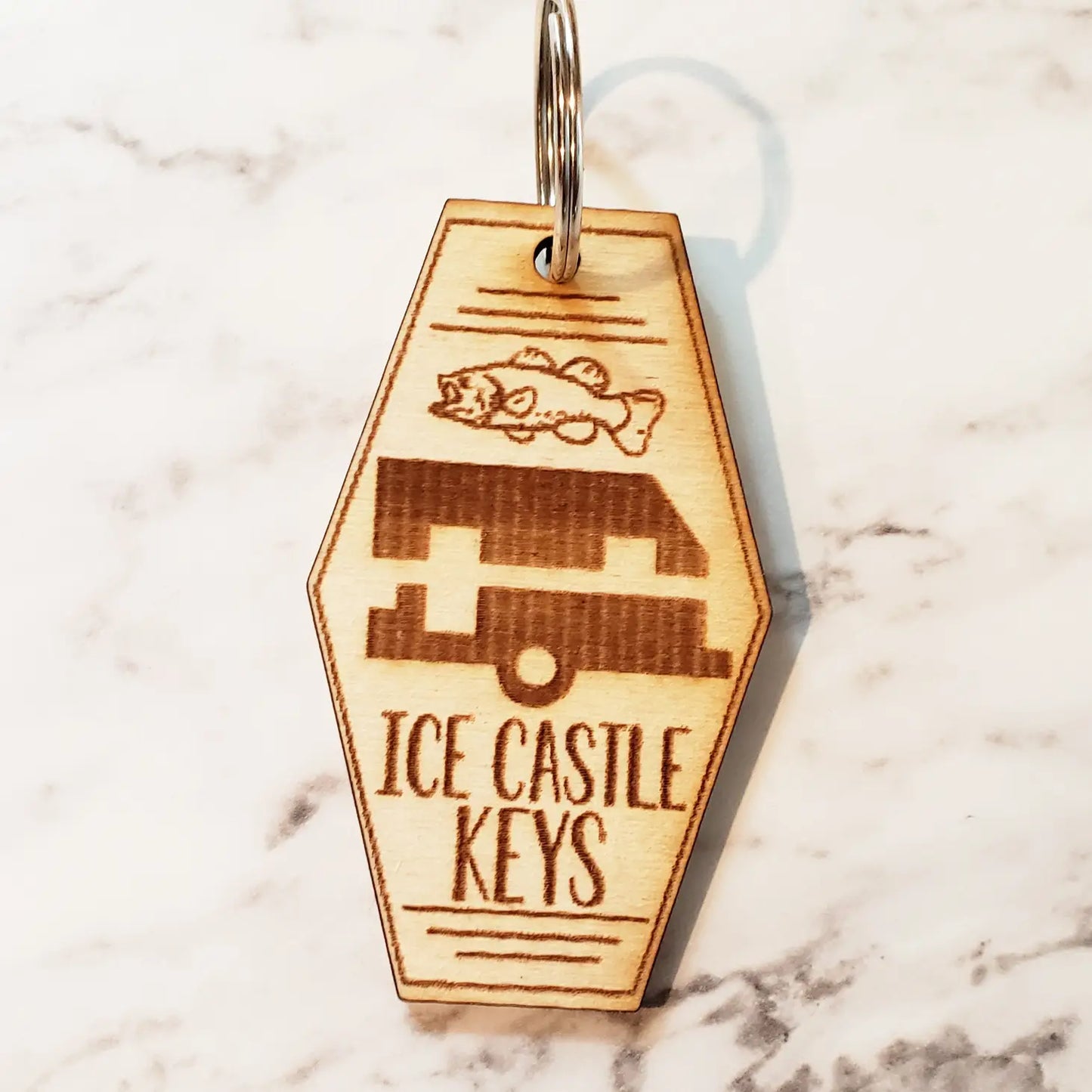 Wood Key Chain