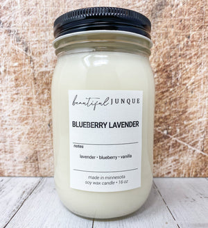 Blueberry Lavender Candle-16oz