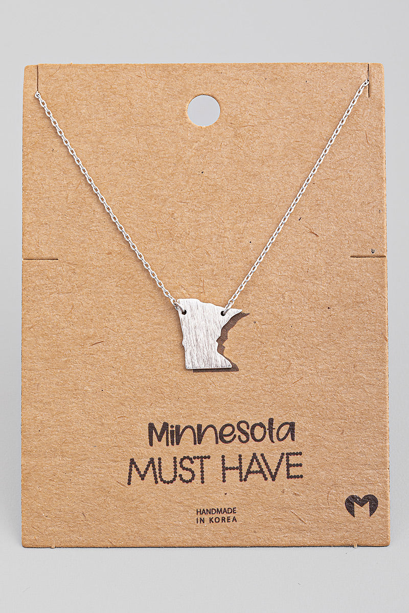 Minnesota pendant necklace