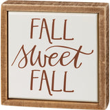 Box Sign Mini Fall sweet fall