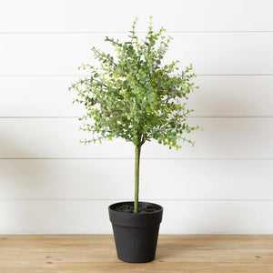 Faux Potted Herb Topiary