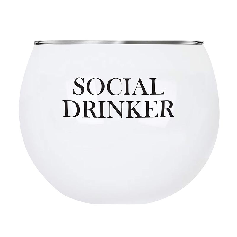 Roly Poly Glass - Social Drinker