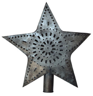 Tin Star Christmas Tree Topper