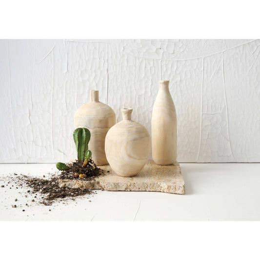 Paulownia Wood Vase