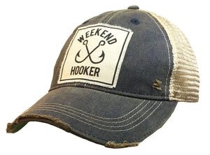 Weekend Hooker Distressed Trucker Cap